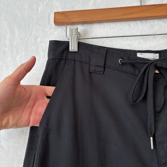 Hudson Jeans womens black casual high rise Tie Front Wide-Leg Pants size 29 - Picture 4 of 13
